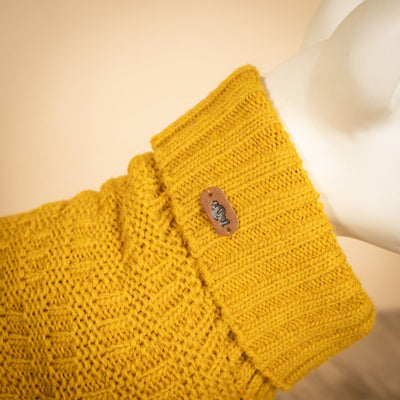 Teckel Sweater Mustard George - Dogita.nl