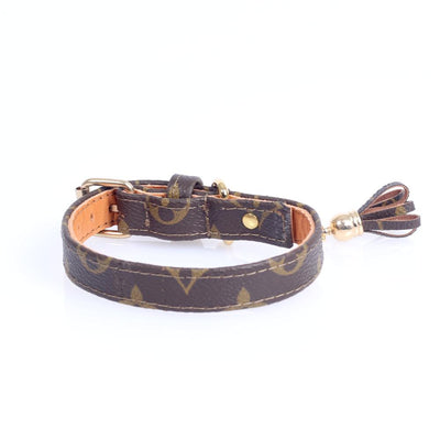 14/24 Handmade Limited Edition Halsband from vintage Louis Vuitton bag - Size 35 - DogitaNL