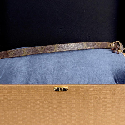 18/24 Handmade Limited Edition Halsband from vintage Louis Vuitton bag - Size 40 - DogitaNL