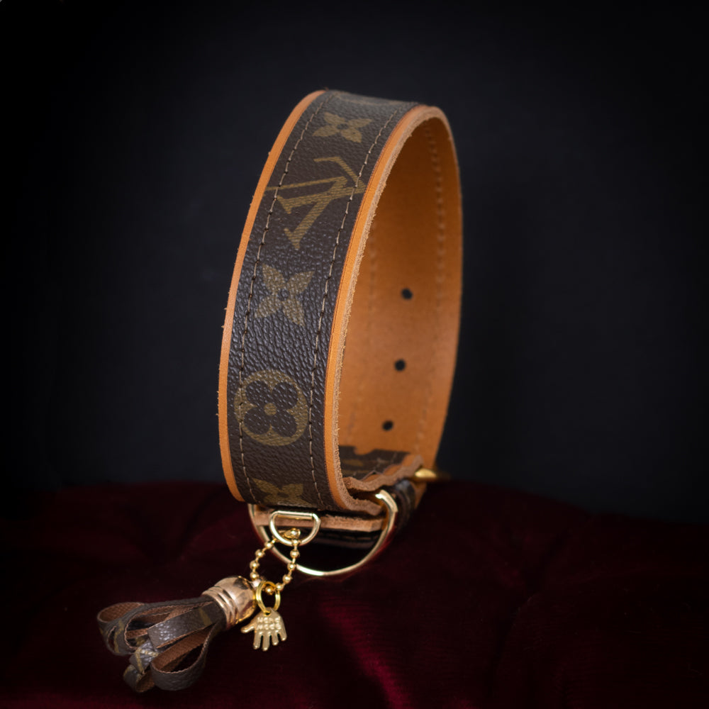 Goede doelen veiling: Handmade Limited Edition 2022 Halsband from vintage Louis Vuitton bag