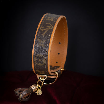 Goede doelen veiling: Handmade Limited Edition 2022 Halsband from vintage Louis Vuitton bag