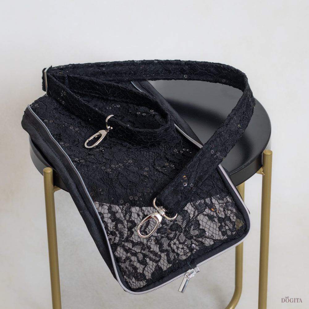 Holiday Zip Carrier Lace Schwarz&Pochette Eh Gia