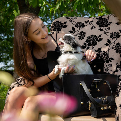 Chihuahua Luxe Tas met Klein Tasje - Not Too Pet