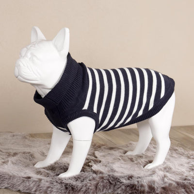 Bulldog Marine Sweater Gwendal - Milk & Pepper