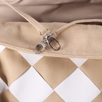 Checked Burber Beige Tas - Mon Bonbon Milano