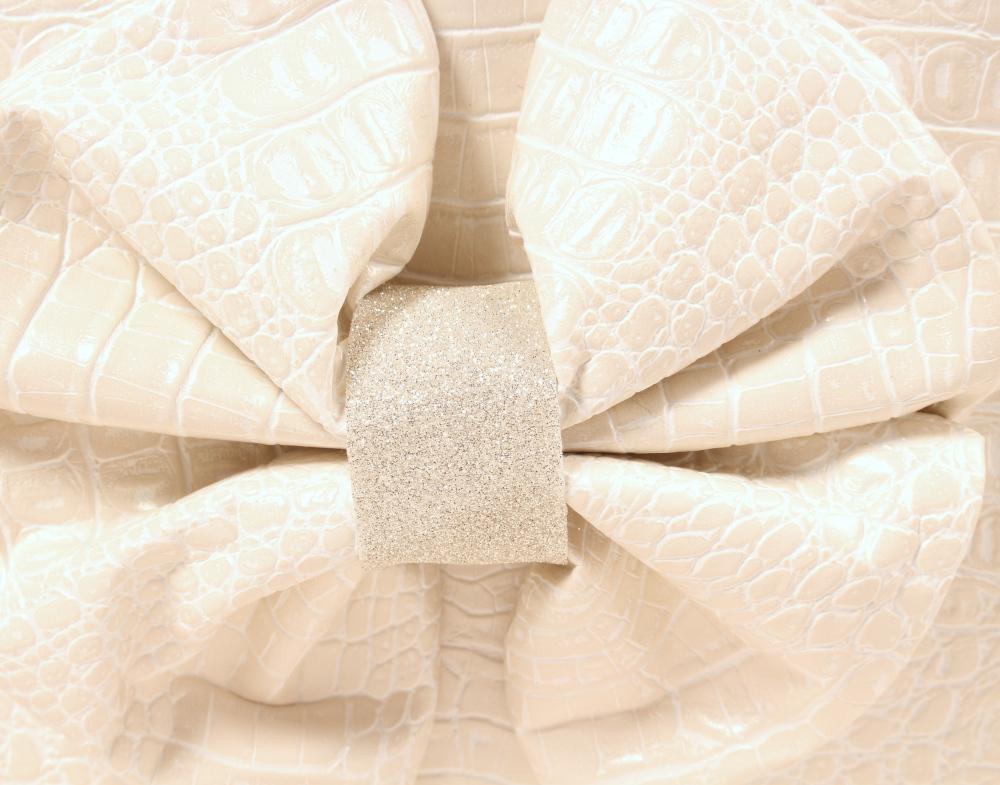 Croco Tas Luxury in Cream White - Eh Gia