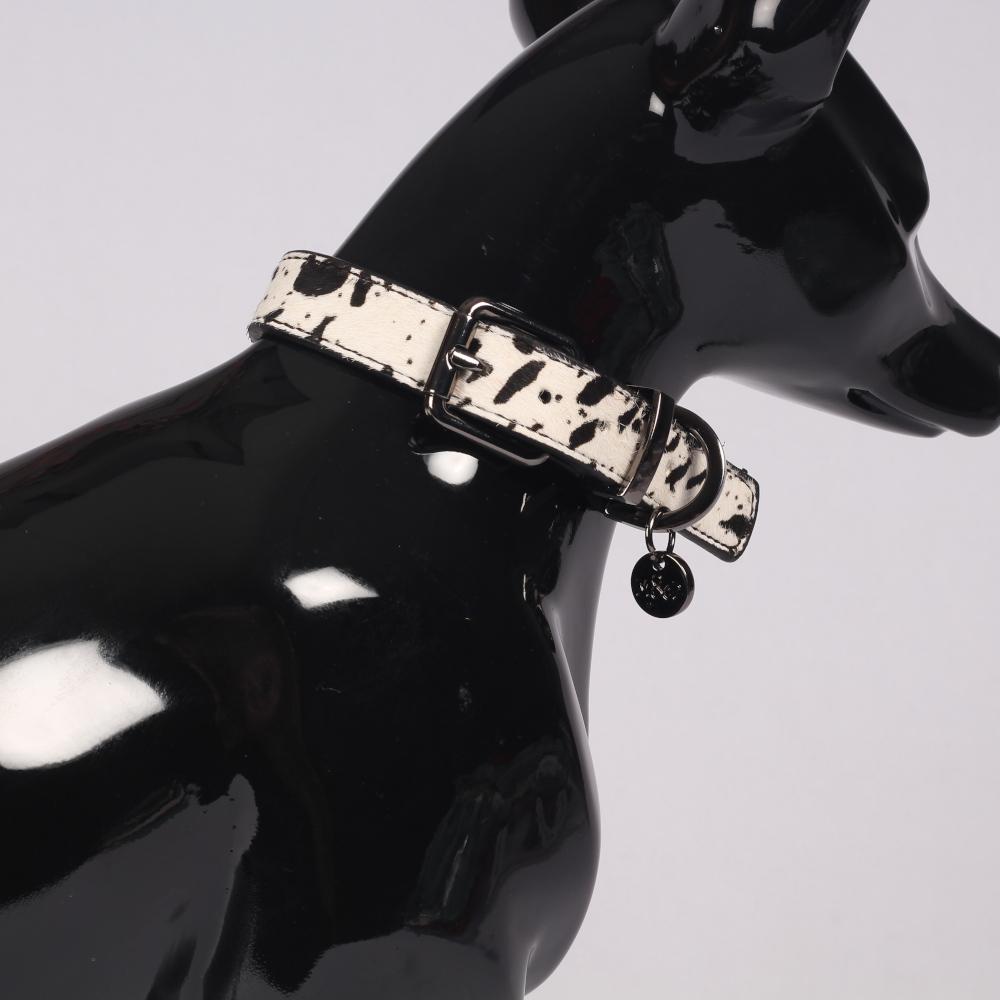 Dalmatier Halsband in Zwart Wit - Milk & Pepper