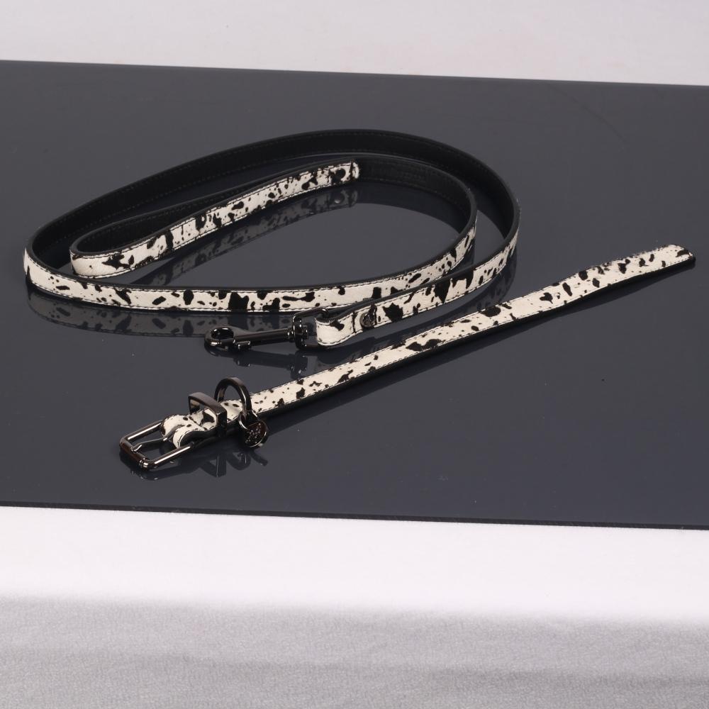 Dalmatier Halsband in Zwart Wit - Milk & Pepper