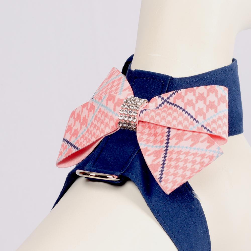 Deep Blue Peach Bow Tuigje - Susan Lanci Designs