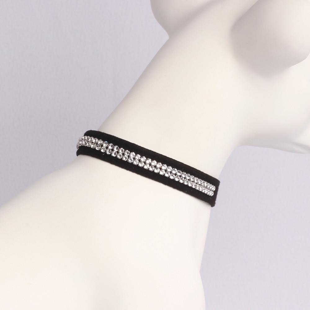 Diamond Halsband in Zwart - Susan Lanci Designs