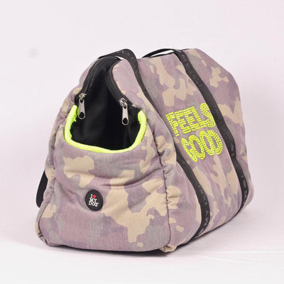 Feel Good Bag Camouflage/Geel - I Love My Dog