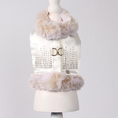 Furry Furry Off White Swarovski Tuigje/Jas - Mon Bonbon Milano