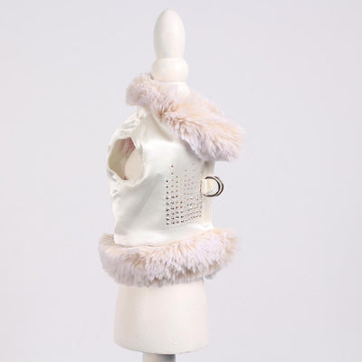 Furry Furry Off White Swarovski Tuigje/Jas - Mon Bonbon Milano