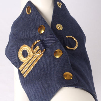 Gold Wave Tuigje/Jas in Navy Blauw - Mon Bonbon Milano