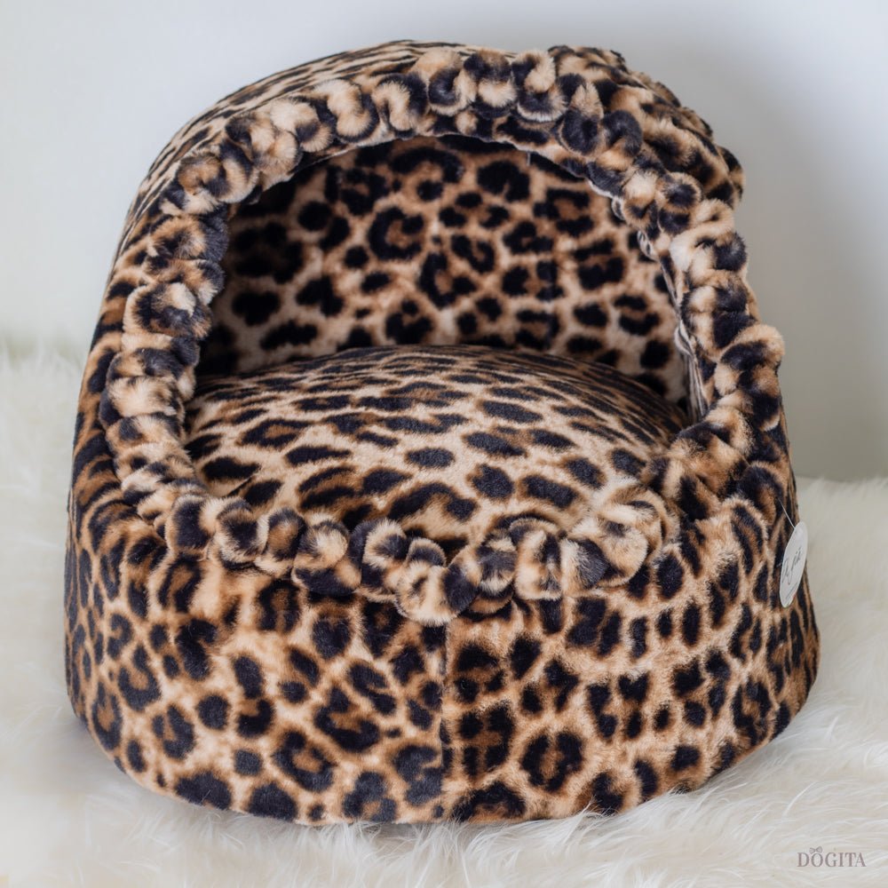 Home Iglo Hondenbed Leopard - Eh Gia