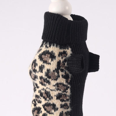 Kavango Trui in Leopard - Milk & Pepper