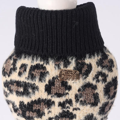 Kavango Trui in Leopard - Milk & Pepper