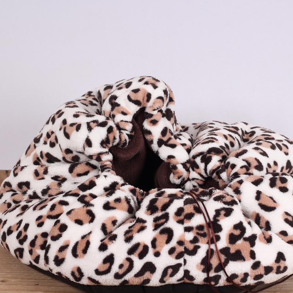 Leopard Cosy Hondenbed Bruin - O Lala Pets