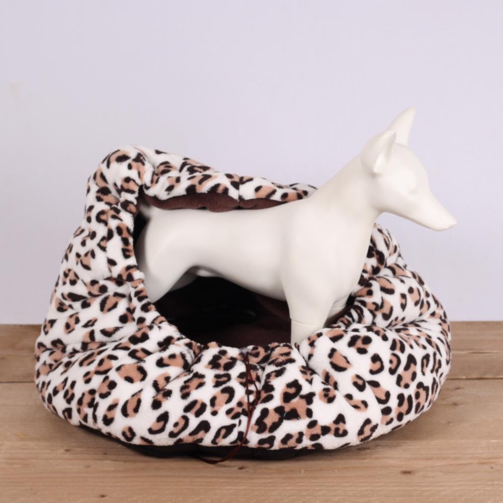 Leopard Cosy Hondenbed Bruin - O Lala Pets