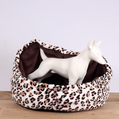 Leopard Cosy Hondenbed Bruin - O Lala Pets