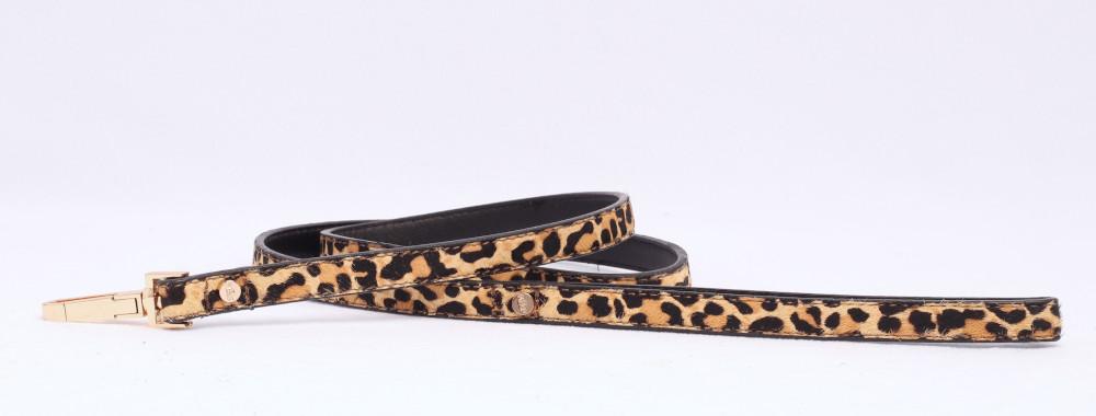 Leopard Halsband in Leer - Milk & Pepper