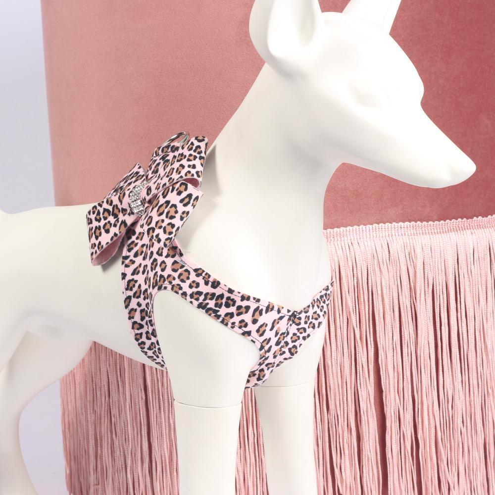 Pink Leopard Swarovski Step In Tuigje - Susan Lanci Designs