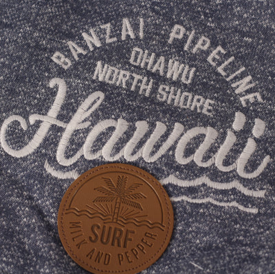 Hawaii Zomer Print en Badge in Bruin