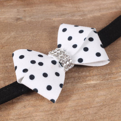 Polkadot Halsband in Zwart-Wit - Susan Lanci Designs