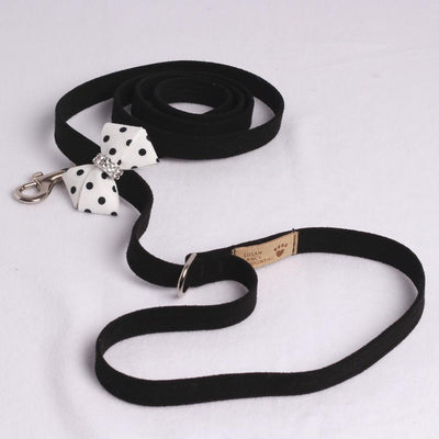 Polkadot Soft Riem in Zwart Wit - Susan Lanci Designs