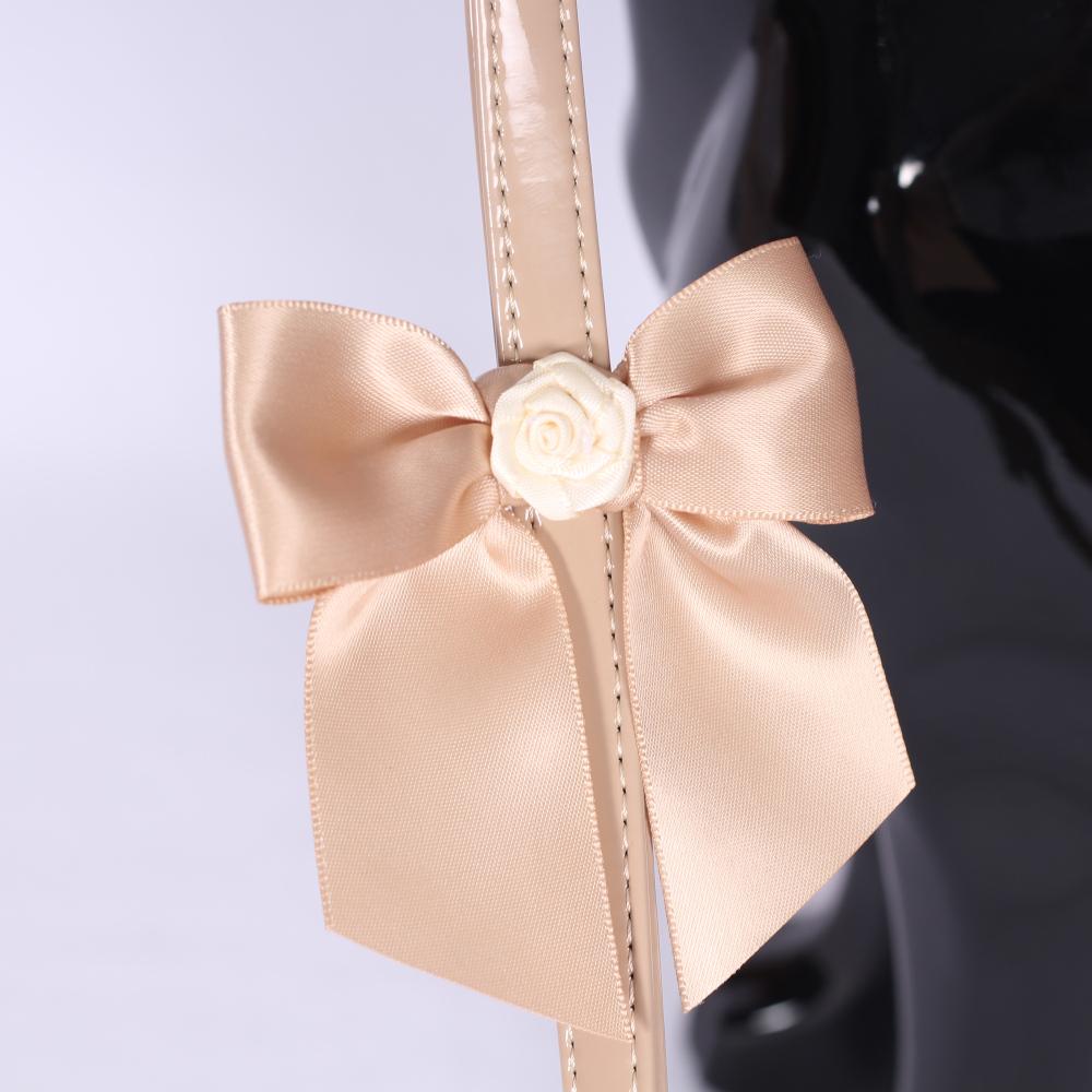 Princess Bow Riem in Nude Beige - Trilli Tutti Brilli