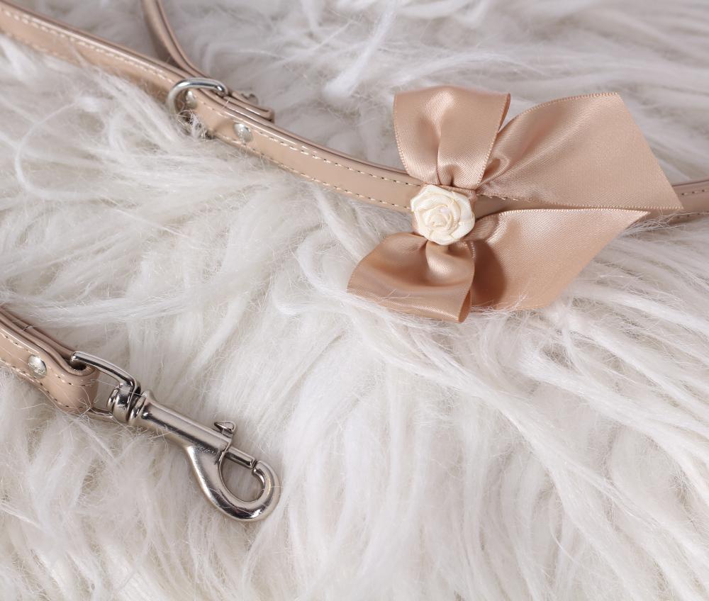 Princess Bow Riem in Nude Beige - Trilli Tutti Brilli