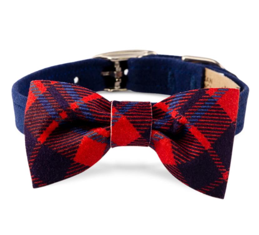 Scotty Indigo Halsband in Blauw Rood - Susan Lanci Designs