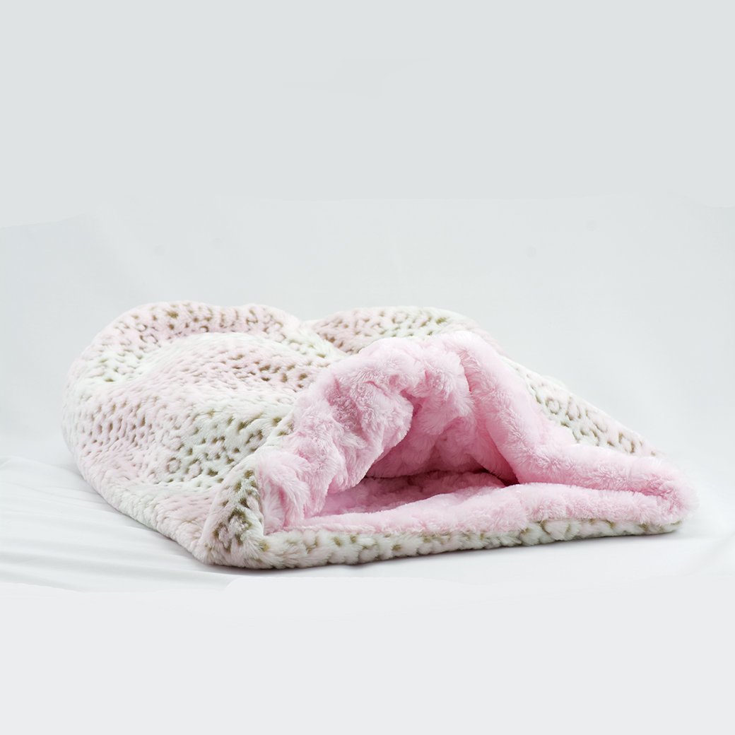 Soft Cosy Cuddle in Pink Leopard - Susan Lanci Designs