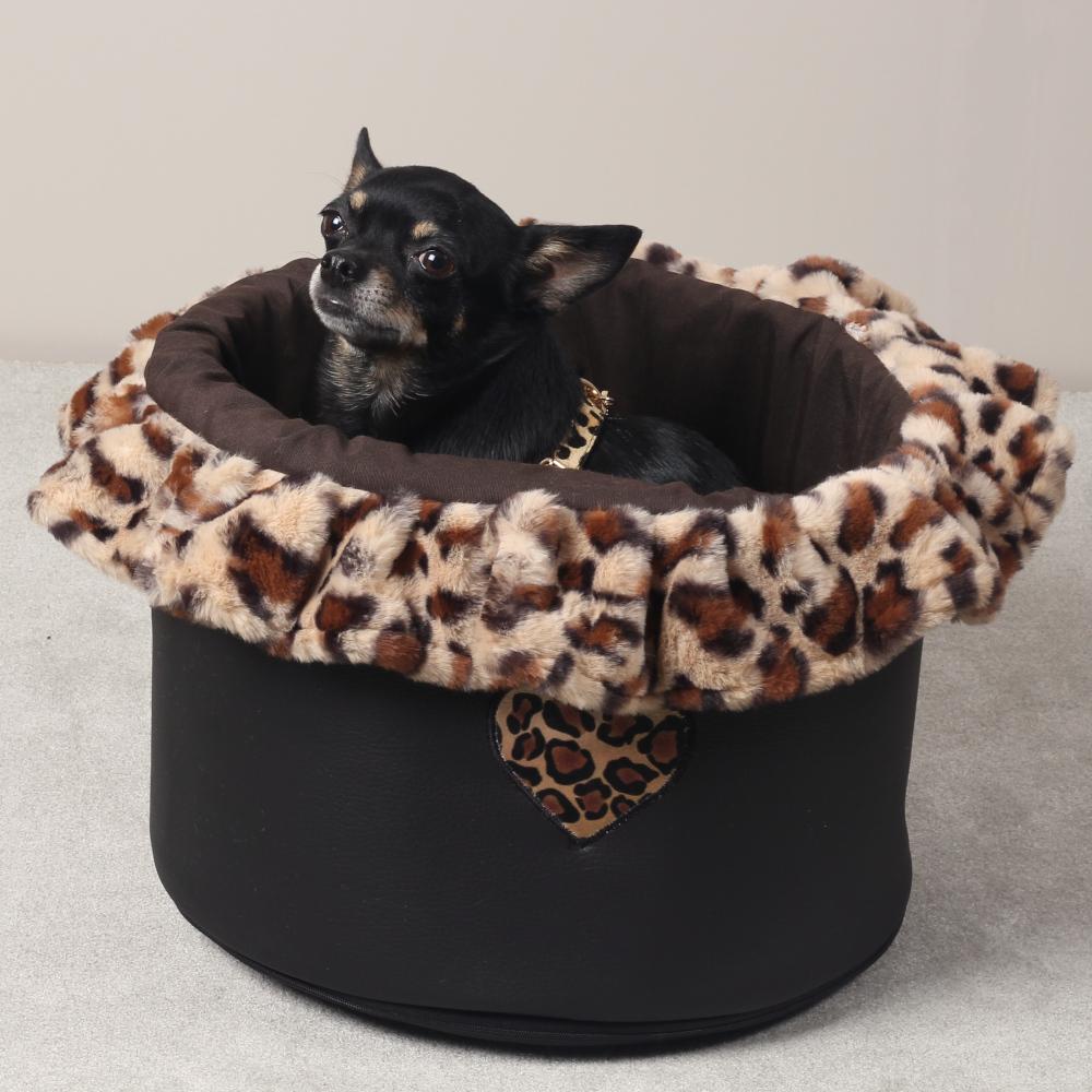 Soft Toy Box in Leopard Zwart - Eh Gia