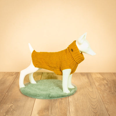 Teckel Sweater Mustard George - Dogita.nl