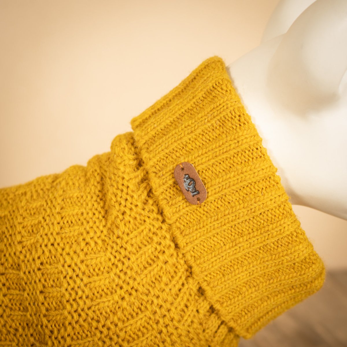 Teckel Sweater Mustard George - Dogita.nl