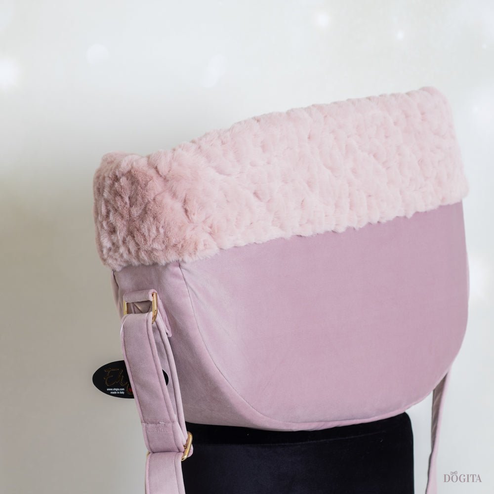 Walking Bag Velvet Pink - Eh Gia