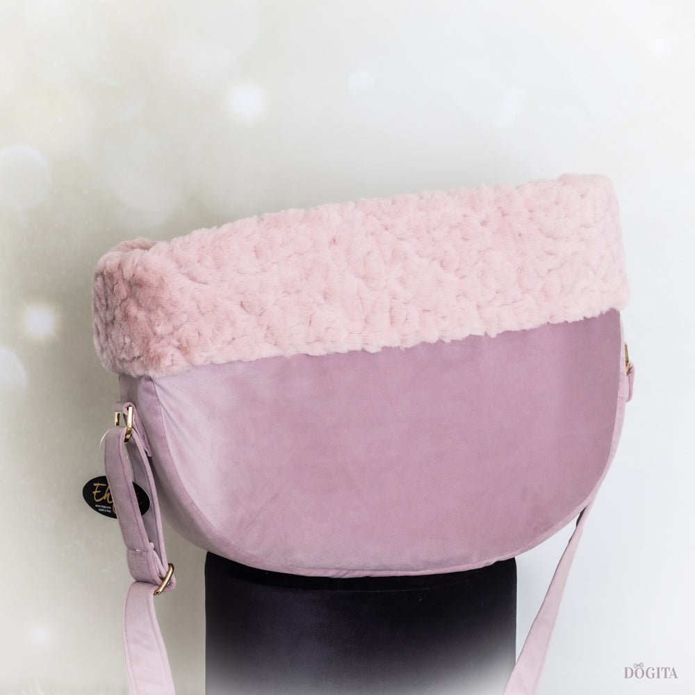 Walking Bag Velvet Pink - Eh Gia