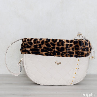 Walking bag wit/leopard - Ehgia