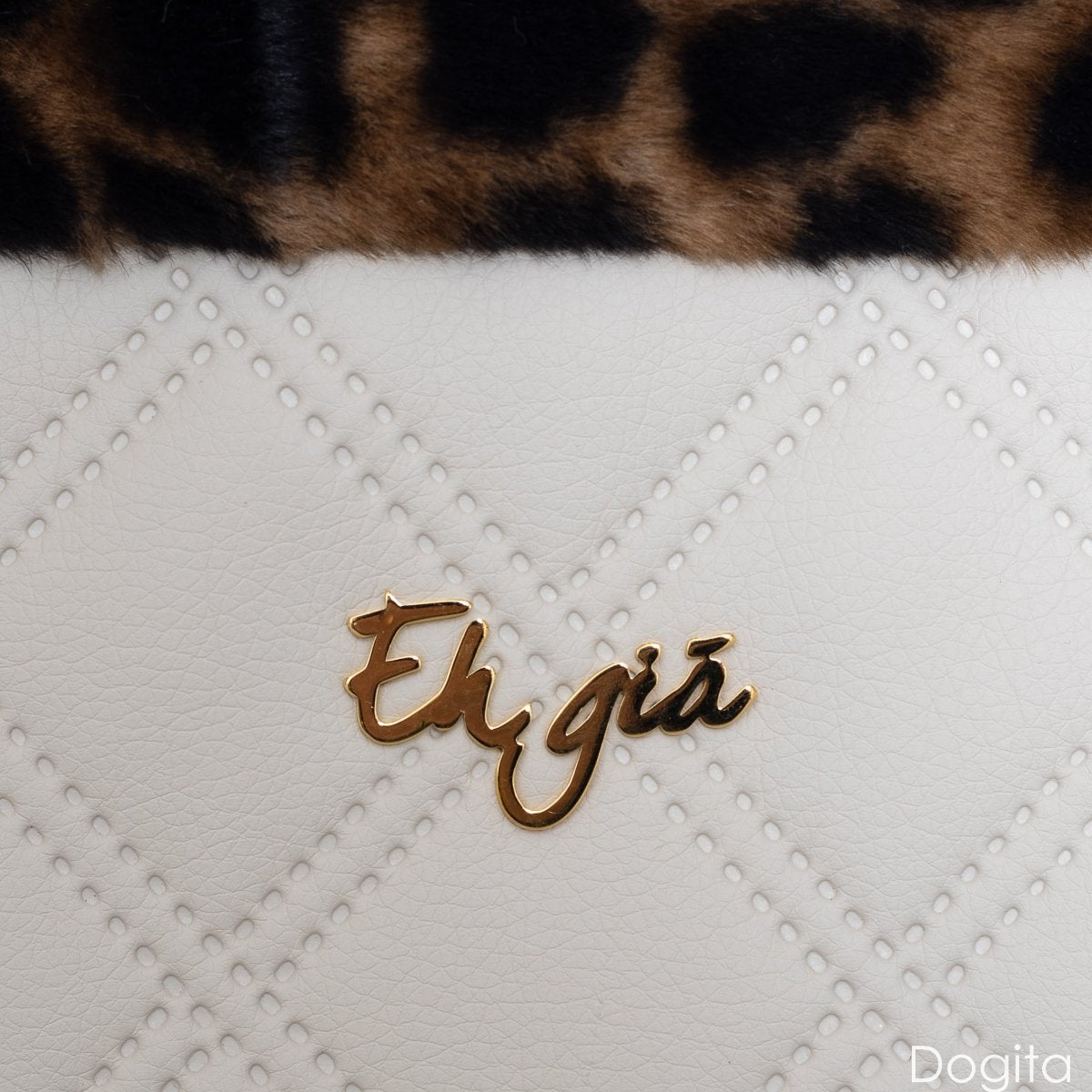 Walking bag wit/leopard - Ehgia