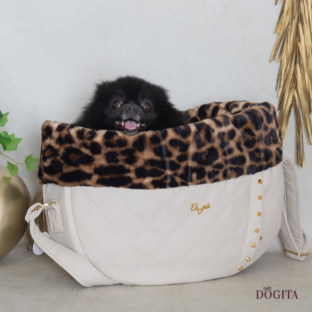 Walking bag wit/leopard - Eh Gia