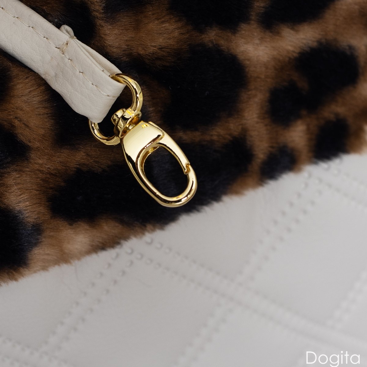 Walking bag wit/leopard - Ehgia